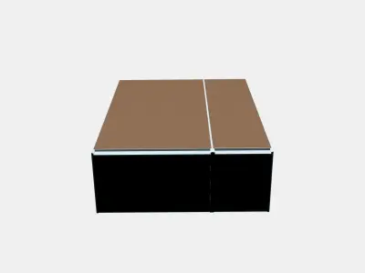 PAX - FARDAL Wardrobe combination 2 Low-poly 3D model