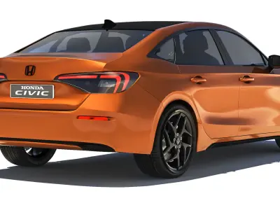 Honda Civic sedan 2022 3D model