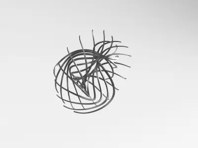 Abstract Shape v2 001 Low-poly 3D model