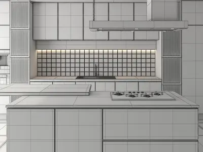 kitcen set 30 3D model