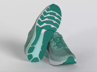 Asics Running Asics Duomax Vs Dynamic Duomax Low-poly 3D model