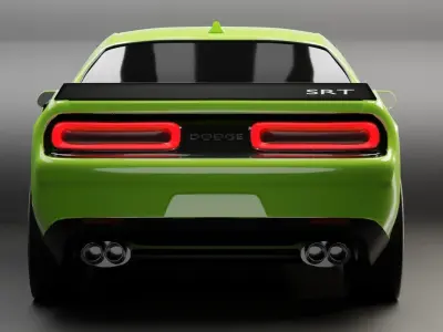 Dodge Challenger SRT Hellcat 3D Model 3D model