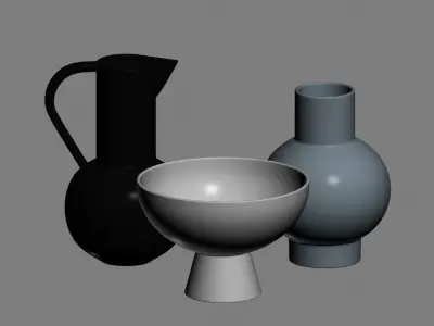 vase 30 3D model purchase
