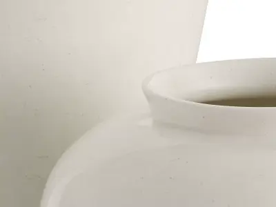 Set 2 Terracotta Vase 3D model