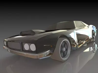Dodge Challenger Free 3D print model