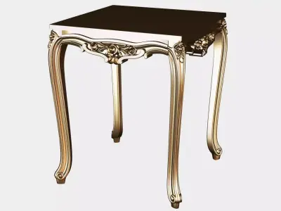 Carved coffee table for cnc 14 3D model