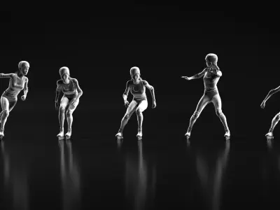 Skate Girl 02 Free 3D print model