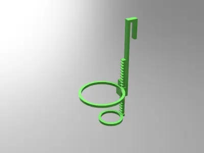 Pet inverted Bottle holder Low-poly 3D model
