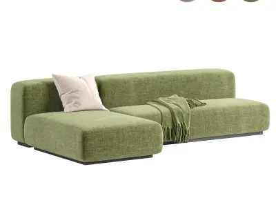 Prostoria Sofa Klaster Modular Sofa By Dasmoebel 3D model