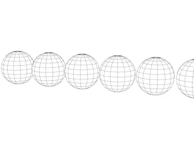 Bowling Ball and Pin - HighPoly and LowPoly Low-poly 3D model