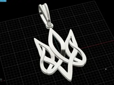 Ukrainian Trident  3D print model purchase