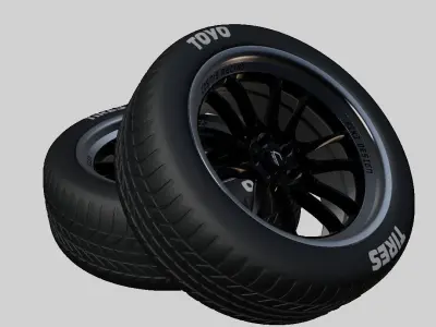 Cosmis Racing XT206R with Toyo Tires 3D model
