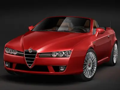 Alfa Romeo Spider 3D model