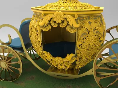 cinderella carriage  3D model