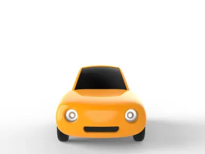 toon car 3D model from CGTrader