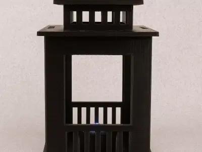 Farol Lamp Lantern Candle Holder 3D print model