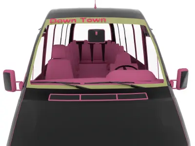 Minibus 3D model