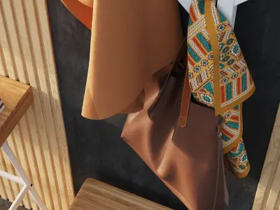 Furniture composition in the hallway IKEA 1 3D model