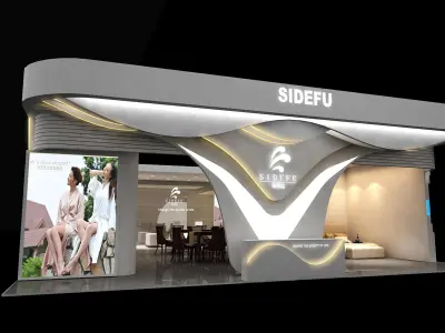 Exhibition - Area - 12X14-3DMAX2009-02 3D model