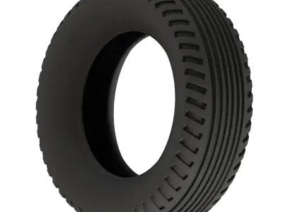 Premium Automotive Tyre 3D print model