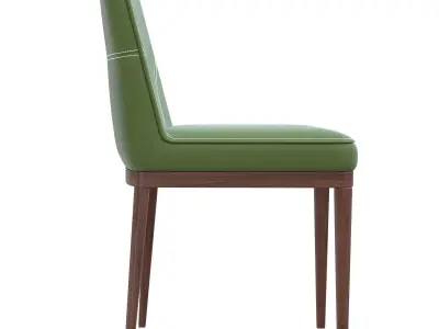 Pokoc Barton olive chair stitched 3D model