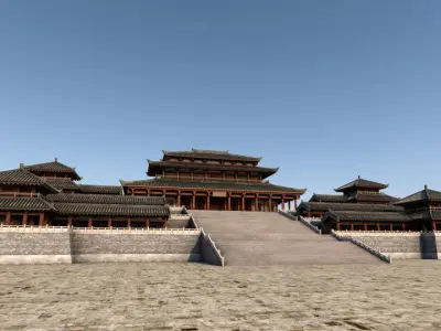 Chinese palace 3D model