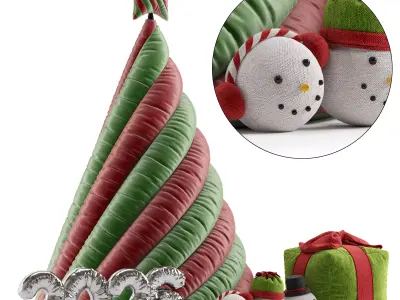 Christmas decor 3D model