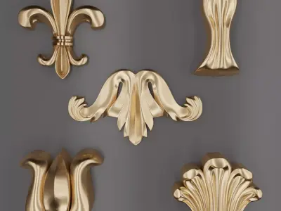 Trim Ornament 64 3D model