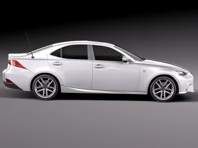 Lexus IS - 2014 3D model