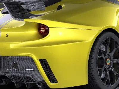 Lotus Evora GTE 2012 VRAY 3D model