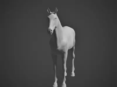 High-Poly Horse 3D model