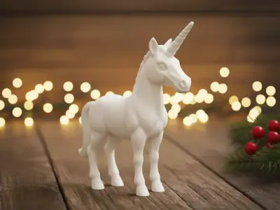 The Enchanted Unicorn 3D print model