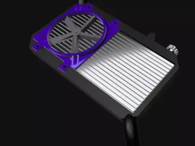 RC Car Drift 1 10  Intercooler V2 3D print model