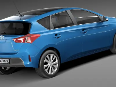 Toyota Auris 2013 3D model