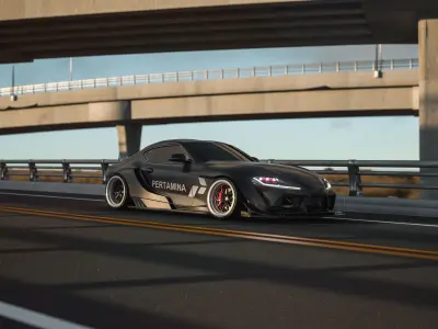 Formula Drift Toyota Supra  Wide Body Toyota Supra 3D model