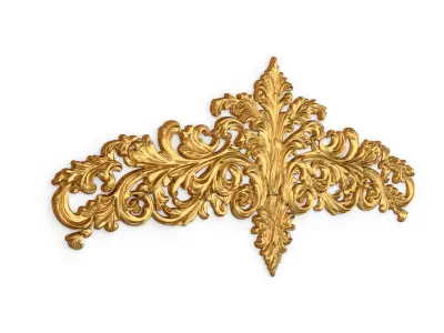 Classic decor ornament carved 50 3D model