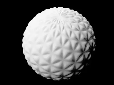 Futuristic Sci-Fi Parametric Sphere - Ball 3D model