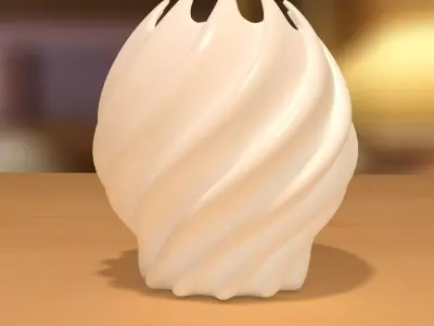 Twisted King Vase Free 3D print model