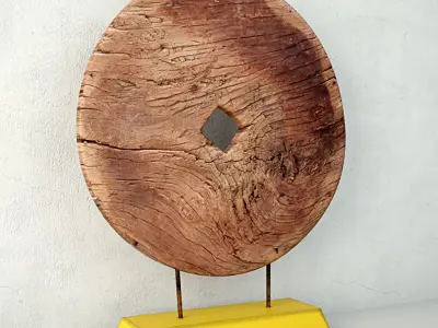 Gansu Wooden Wheel 3D model