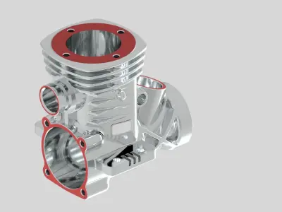 RC Nitro Engine 3D print model