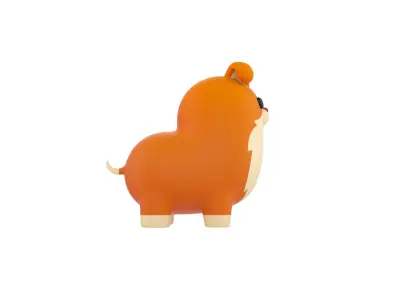 Dog Character 04 3D model