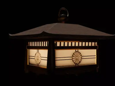Japanese pendant Free 3D model