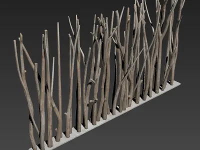 Branch old screen n2 3D model