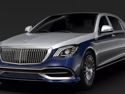 Mercedes Maybach S 650 X222 2019 3D model