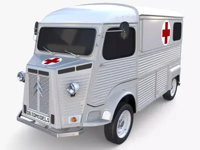 Citroen HY Ambulance 3D model