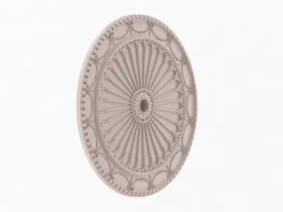 Classic Ceiling Medallion 49 3D model
