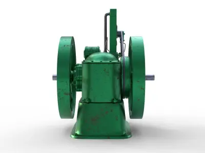 Fairbanks - Morse ZC-208 12 HP Engine 3D model