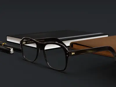 Office Decoration Set 3D model