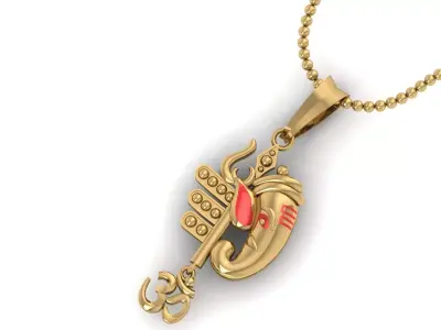 Pendant Necklace 3D print model purchase