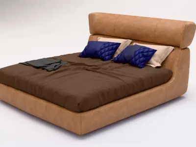 Lancaster bed by BentleyHome 3D model